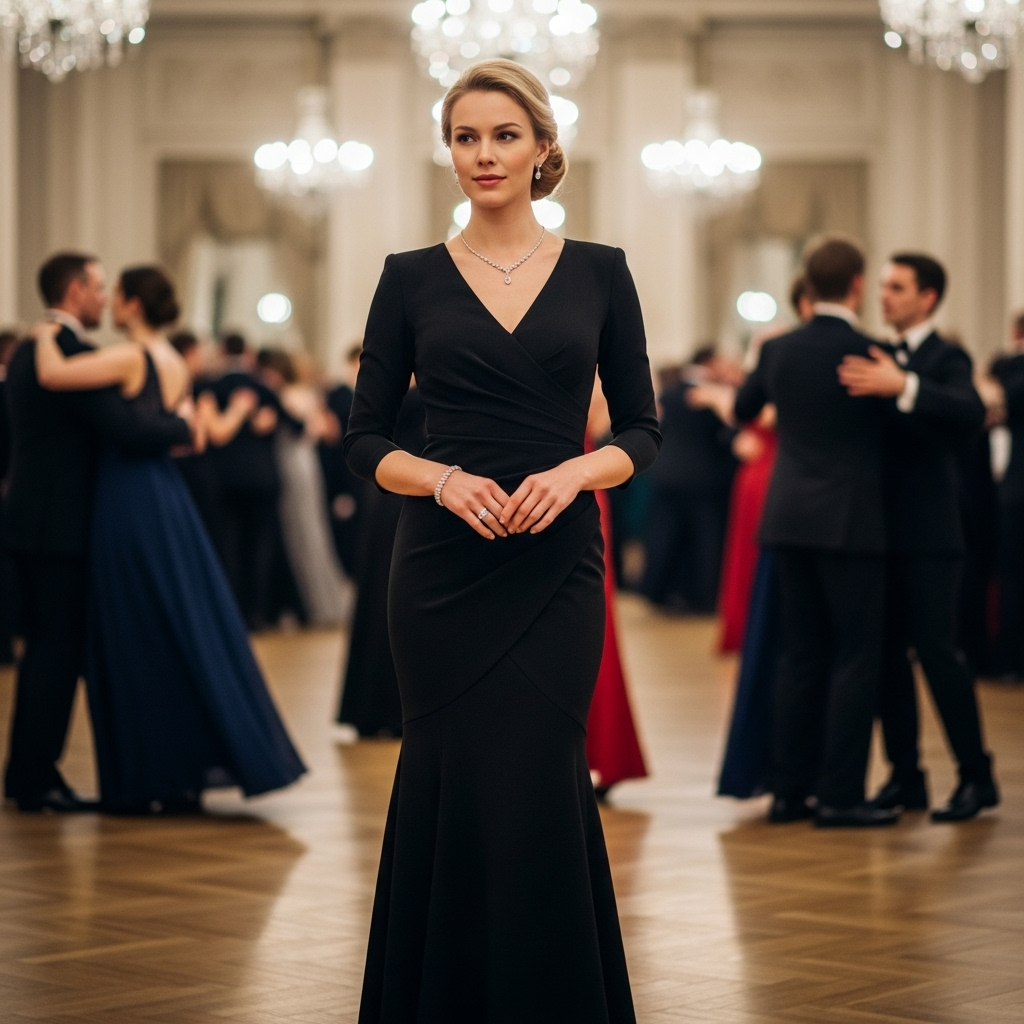 Elegancja wieczorowa: Black Tie dla niej